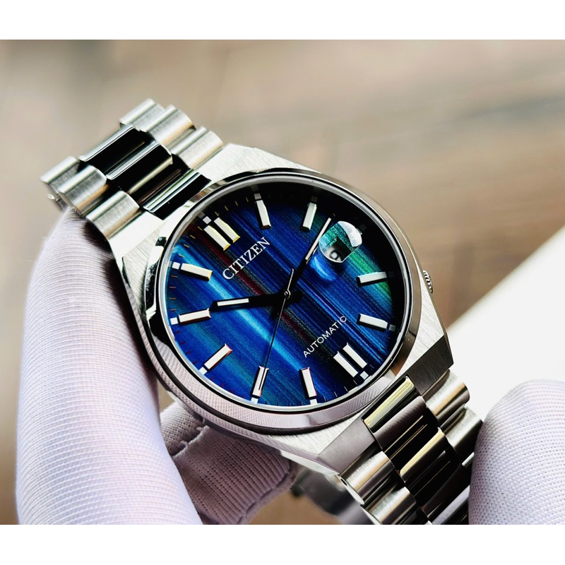 [Chính Hãng 100%] Đồng Hồ Nam Citizen Tsuyosa NJ0151-53W (0151) Máy Cơ (Automatic) Kính Sapphiare Mặ