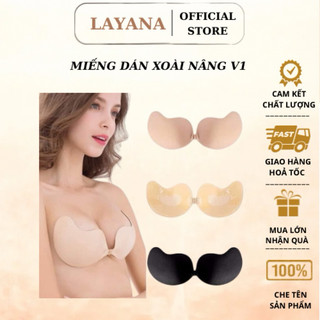 Áo Dán Ngực Quả Xoài LAYANA - Miếng Dán Ngực Cài Trước Tạo Khe_LAYANA STORE