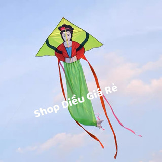 [MUA 1 ĐƯỢC 2] Diều hằng nga - TẶNG tay cầm thả diều 150 mét dây + Túi vải đựng diều 3d, diều độc lạ, diều khổng lồ