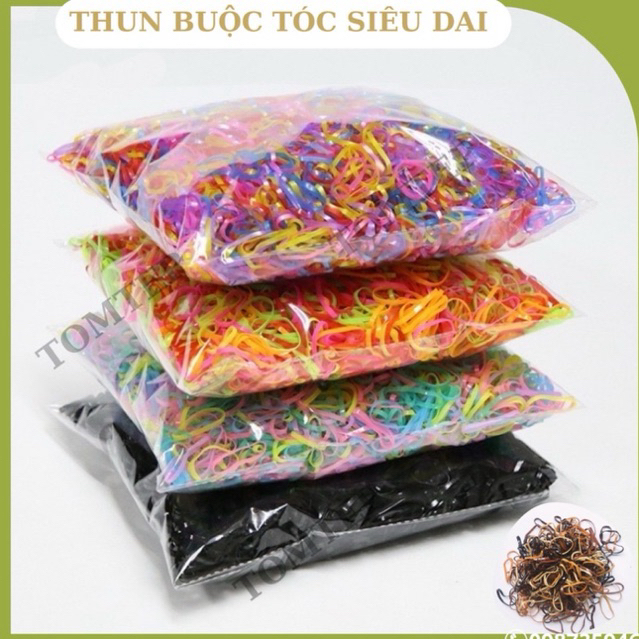 Túi thun buộc tóc Thái Lan 200g size (ck23)