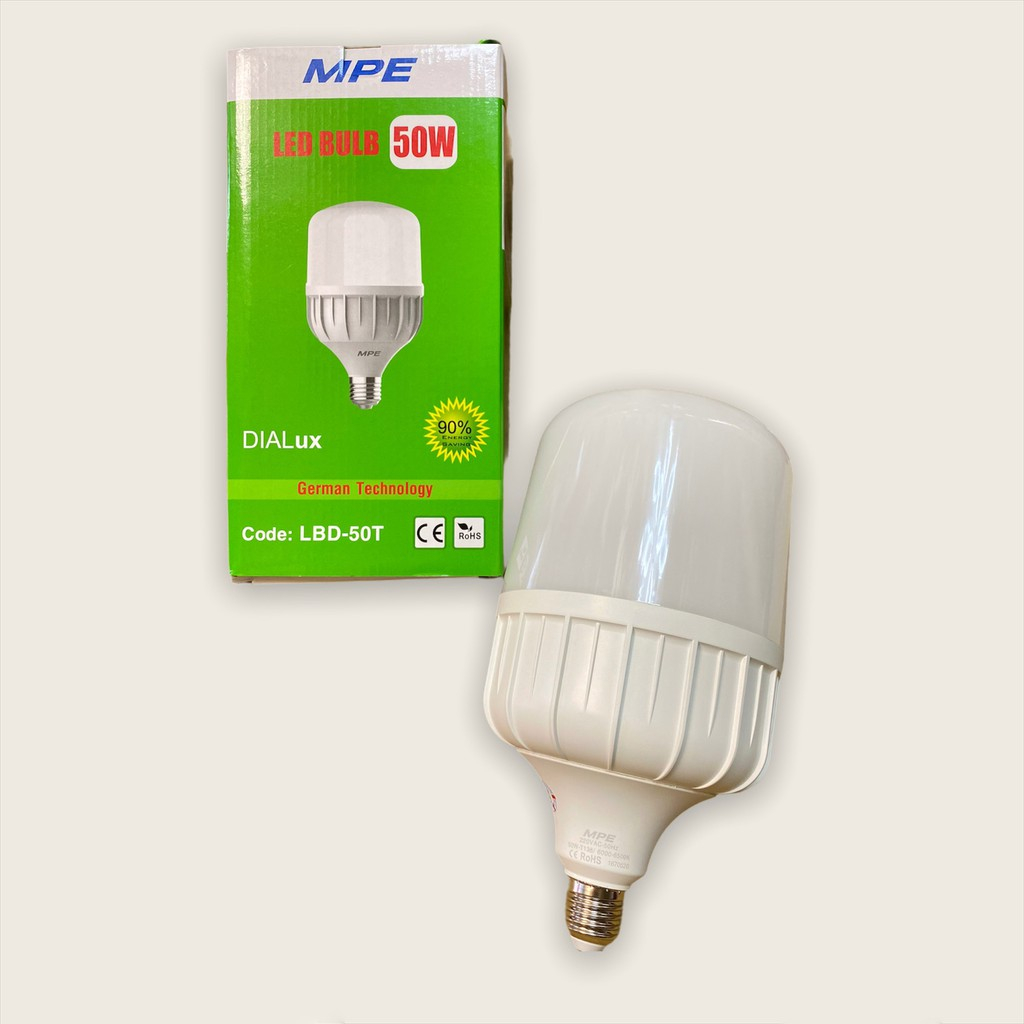 BÓNG ĐÈN LED BULB/TRỤ 50W MPE