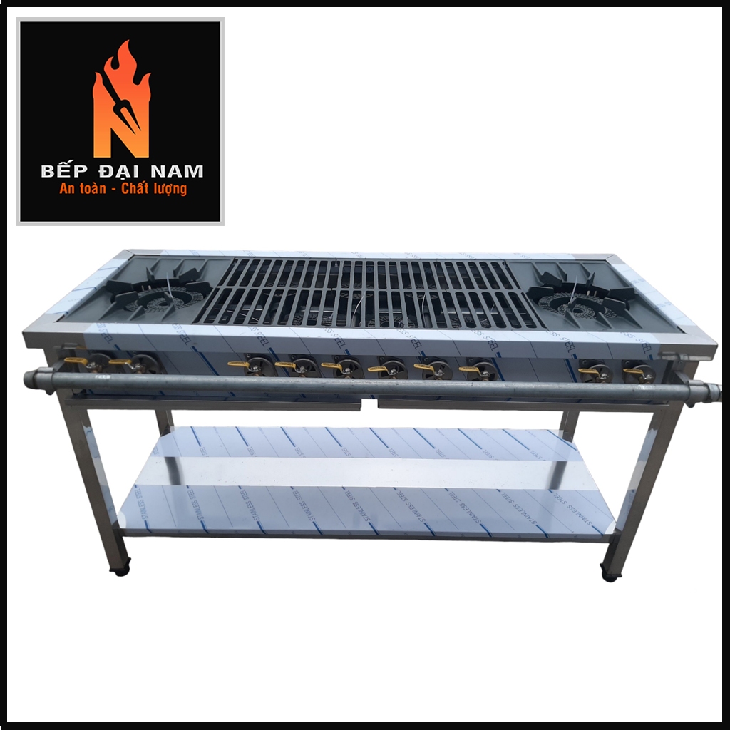 bếp công nghiệp hàn quốc 2 to 6 nhỏ,  bếp gas công nghiệp 8 họng đốt