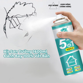 Bình Xịt Sơn Tường Nhà 1600ML Bình Sơn Xịt Làm Sạch Nhanh Vẽ Bẩn, Nấm Mốc, Vết Bẩn Cứng Đầu, Vết Ố Vàng Ogi Home - ST01