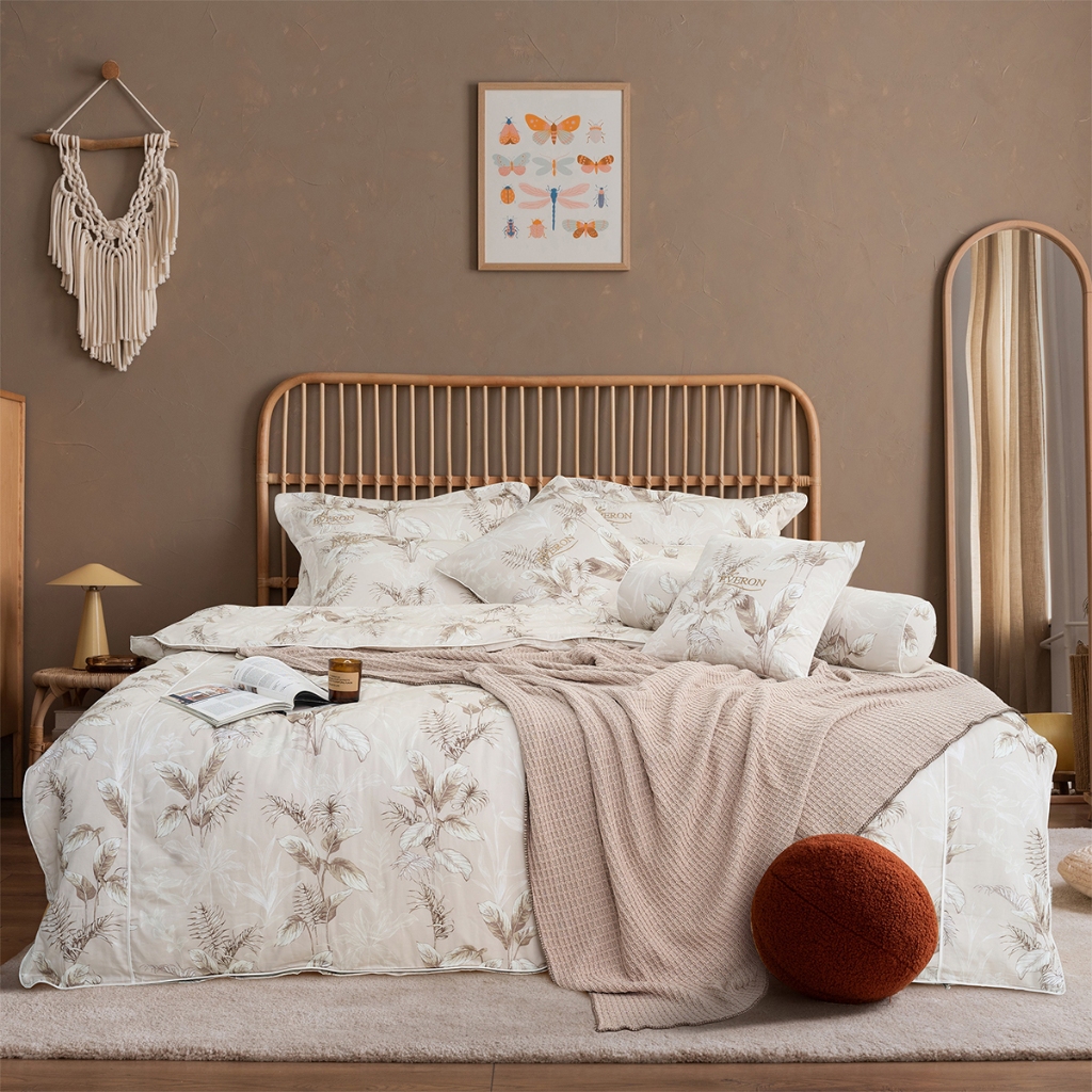 bộ chăn ga gối Đích Đến Hạnh Phúc - EPM25028 Everon (chất liệu Modal, họa tiết in) BST2025