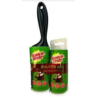 Cây lăn bụi ScotchBrite 3M.(1 cây +1 lỗi )