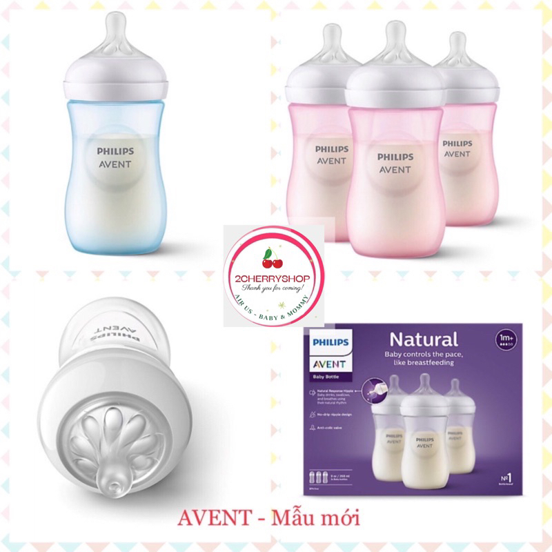 (Mẫu Mới) Bình sữa Philips AVENT 260ml