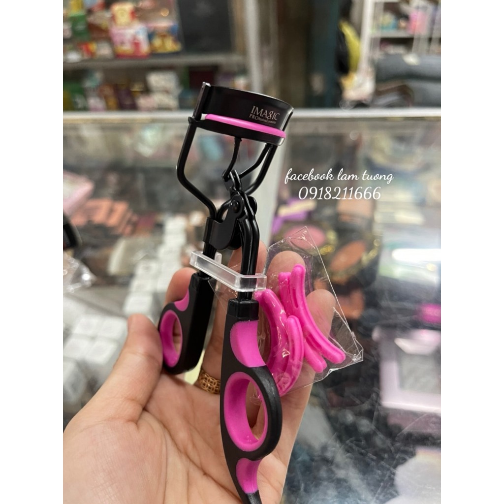 Bấm Mi Kẹp Mi Imagic hồng