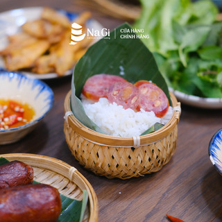 Lạp xưởng trứng muối  nhà NaGi