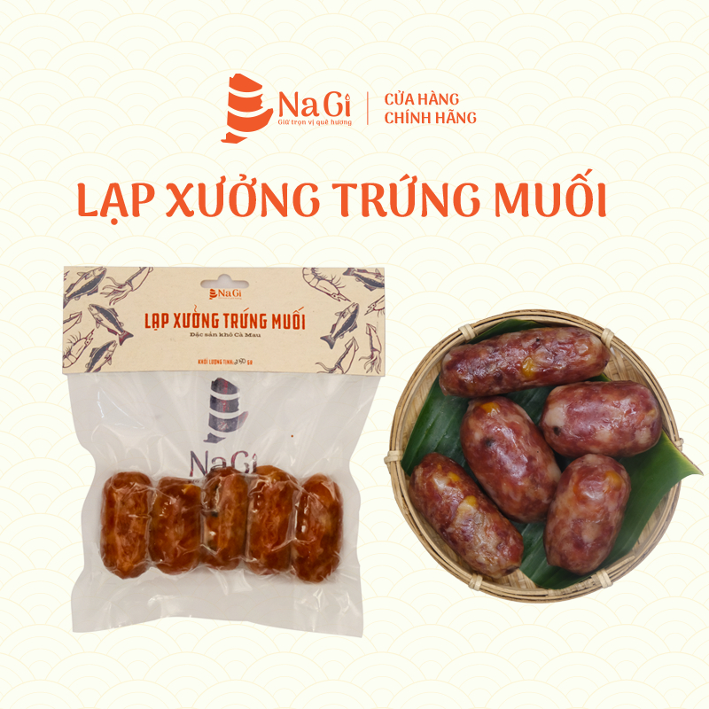 Lạp xưởng trứng muối  nhà NaGi