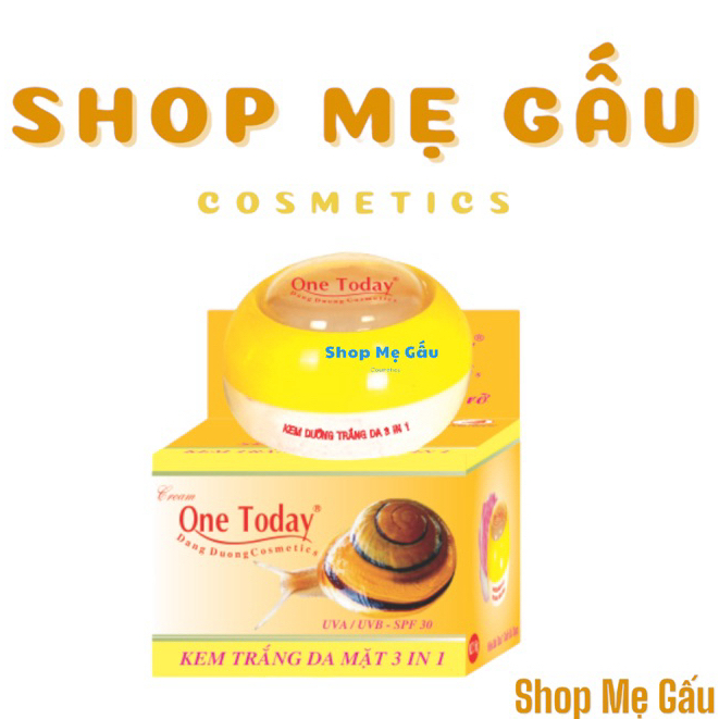 Kem trắng da 3in1 one today