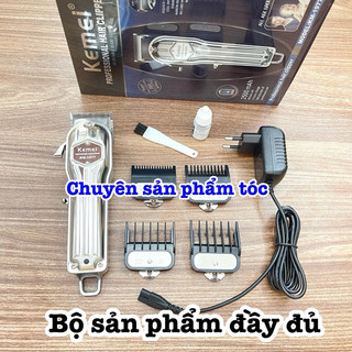 ✅KEMEI Tông Đơ Cắt Tóc Cao Cấp KM 1976 Pin Li-ion 2500mAh Công Suất 10W Lưỡi Thép Cacbon Sắc Bén Thời Gian Sử Dụng 5 Giờ