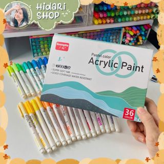   Mới  Bút Acrylic Marker Pastel Guangna 7300 Viết Lên Mọi Vật Liệu - Hidari shop 