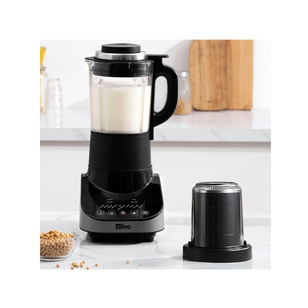 Máy Xay Sữa Hạt Đa Năng OLIVO CB20 -Tặng Cối Xay Khô, Sách CT - 12 Chức Năng- Hàng Chính Hãng