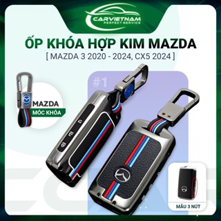  Ốp Khóa Ô tô Mazda CX5  2023 - 2025  Mazda 3  2020 - 2025  CX30 CX3 - Bọc Chìa Khoá Hợp Kim Cao Cấp Cho Xe Hơi 