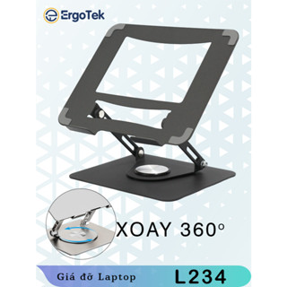 L250 – Giá đỡ Laptop Xoay 360 độ - Tuỳ chỉnh độ cao – Dành choLaptop – Laptop Stand –  Macbook Ipad ....Hợp kim nhôm
