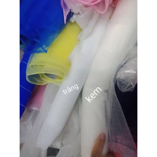 Vải voan lưới ánh nhũ
