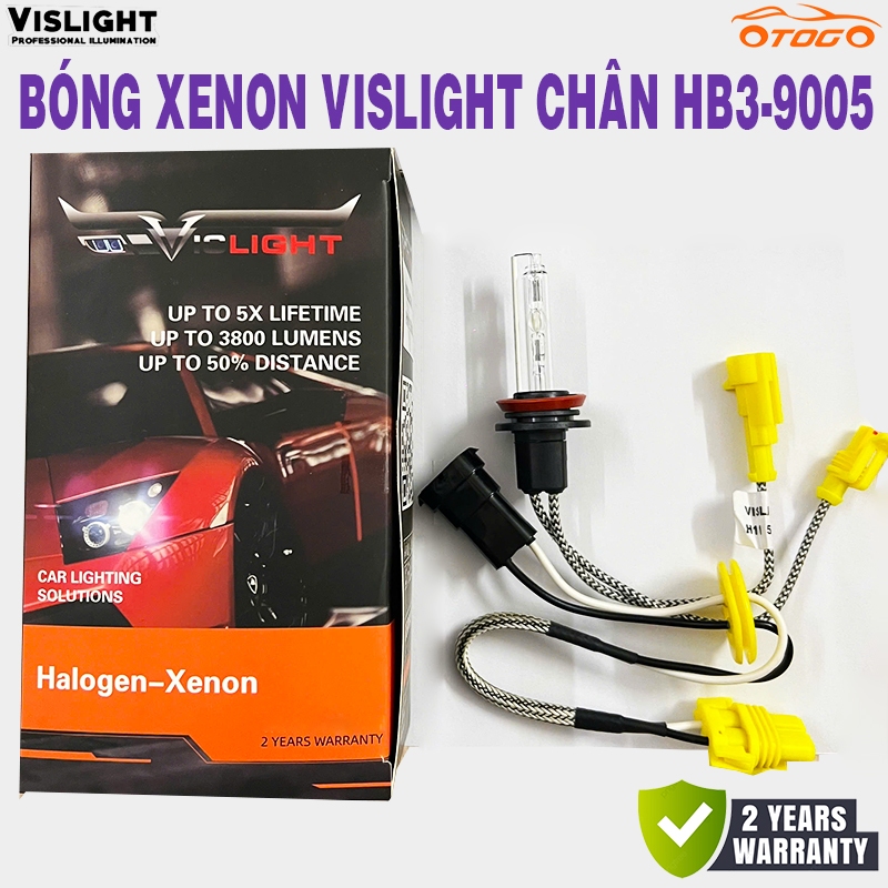 Bóng Xenon HB3-9005 Vislight Siêu Sáng