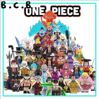 One Piece nhân vật Anime Luffy Zoro Sanji Shank tóc đỏ Râu Trắng mô hình đồ chơi lắp ráp minifigues Đảo Hải Tặc S1-11