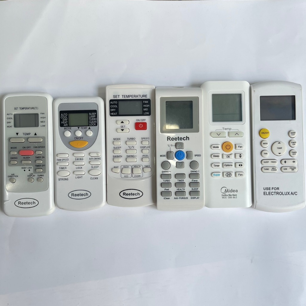 🎀[Bảo hành 03 tháng]🎀 Remote máy lạnh REETECH đủ mẫu- Tặng pin
