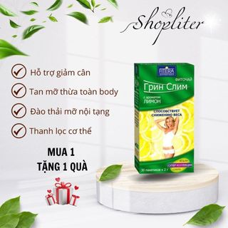 Trà giảm mỡ bụng Fitera giảm cân giảm mỡ bụng đùi bắp tay bắp chân tan mỡ body thanh lọc cơ thể giảm cân an toàn.