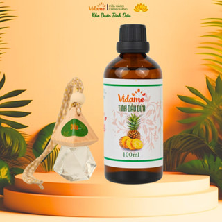 100ML Tinh Dầu Dứa Thơm VIDAME -  hương dứa (khóm) thơm, khử mùi, xông phòng, mùi thơm đậm đặc