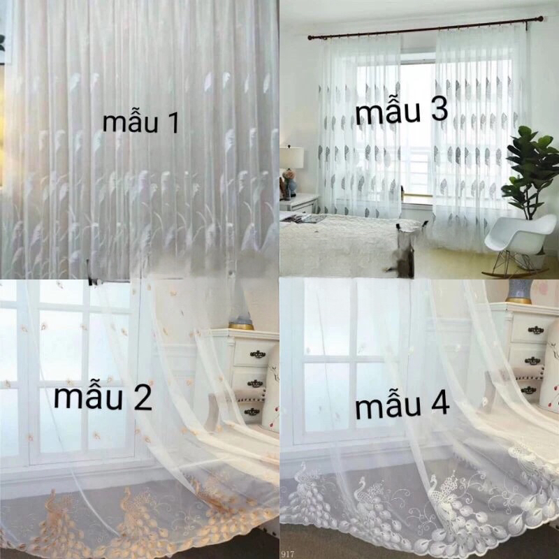 Vải rèm  voan( khổ rộng 2.8m) ( giá 100k/m).