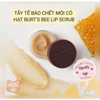   ƯA CHUỘNG TẠI 🇺🇸 TẨY TẾ BÀO CHẾT MÔI BURT'S BEE CONDITIONING LIP SCRUB  AUTH  