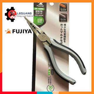 Kìm mỏ nhọn lệch tâm 6inch/150mm Fujiya AR-150BG || AR-150G