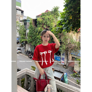 BabyT-Shirt RED CHUẨN COTTON 2 CHIỀU độc quyền by Thejade clothes❤️