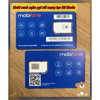  Sim MOBI xanh 4G nghe gọi xài mạng giá rẻ 