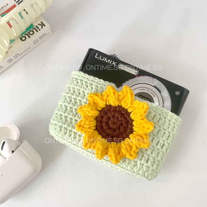 Túi đựng máy ảnh compact hoa hướng dương, daisy