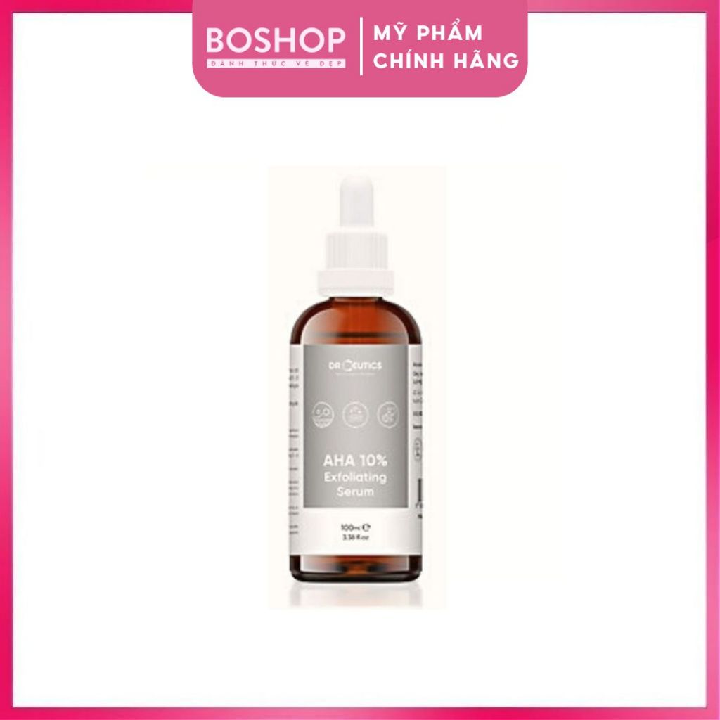 Serum AHA 10% DrCeutics Tẩy Da Chết, Làm Sáng Và Chống Lão Hóa Da - Tinh Chất DrCeutics AHA 10% Exfo