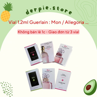    VIAL   Nước hoa nữ Mon Guerlain EDP - ngọt ngào oải hương caramel   Aqua Allegoria Mandarine Basilic mùi trà thảo mộc 