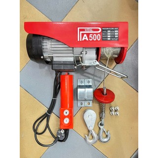 máy tời điện 500kg - cáp 30m