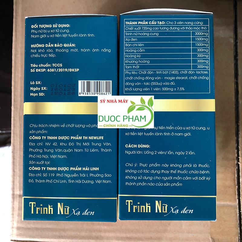 Trinh nữ xạ đen hỗ trợ giảm u nang buồng trứng, u xơ tuyến tiền liệt