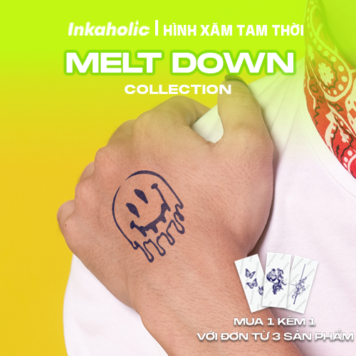 Hình xăm dán tạm thời Inkaholic 15 ngày, xăm trong 1 phút, chống nước 100%