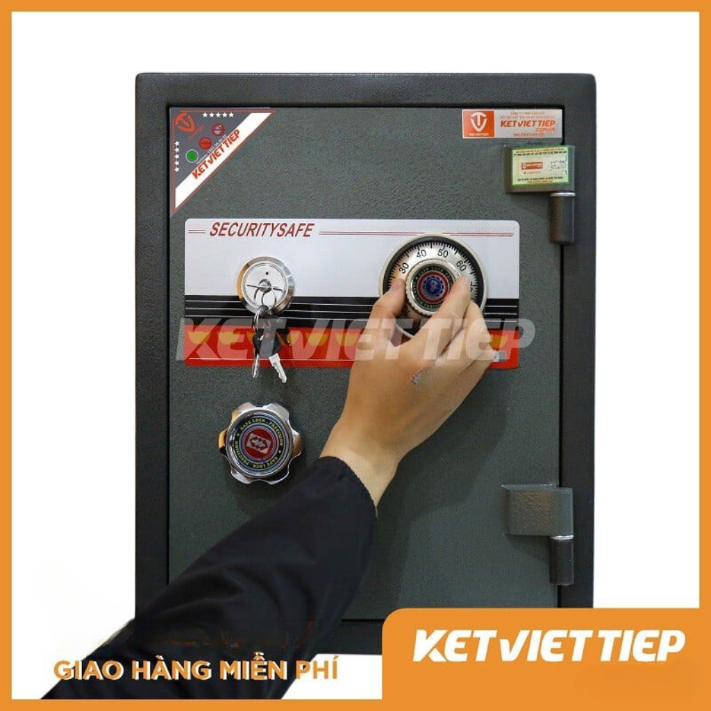 [HÀNG CHÍNH HÃNG] KÉT SẮT VIỆT TIỆP KHÓA CƠ K44BL