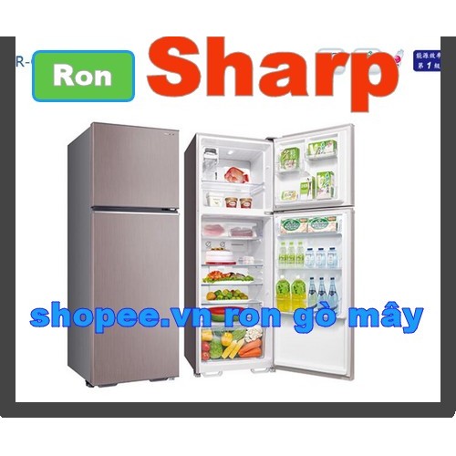Ron cửa tủ lạnh SHARP -SJ X201F-SL