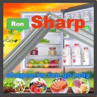 Ron cửa tủ lạnh SHARP -SJ X201F-SL