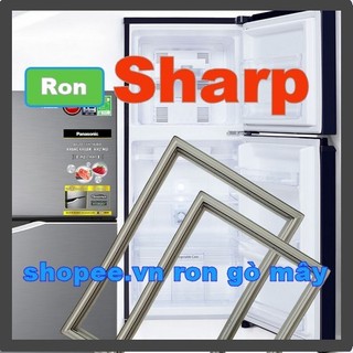 Ron cửa tủ lạnh SHARP -SJ X201F-SL