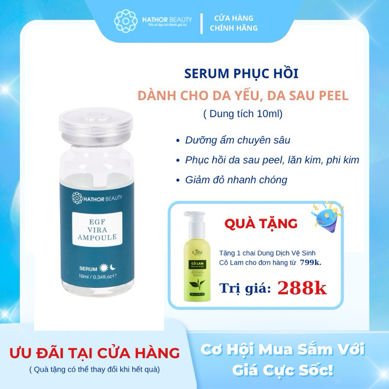 [HÀNG CHÍNH HÃNG] Tế bào gốc thuần chay Hathor Beauty - Dung tích 10ml