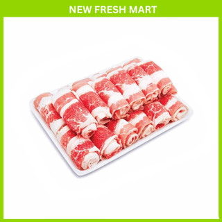 [GIAO NHANH HCM] Ba Chỉ Bò Mỹ Cuộn Nấu Lẩu - Khay 1Kg