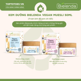   HÀNG NHẬP KHẨU  Kem dưỡng Bielenda Vegan Muesli dưỡng ẩm làm dịu phục hồi da 50ml 