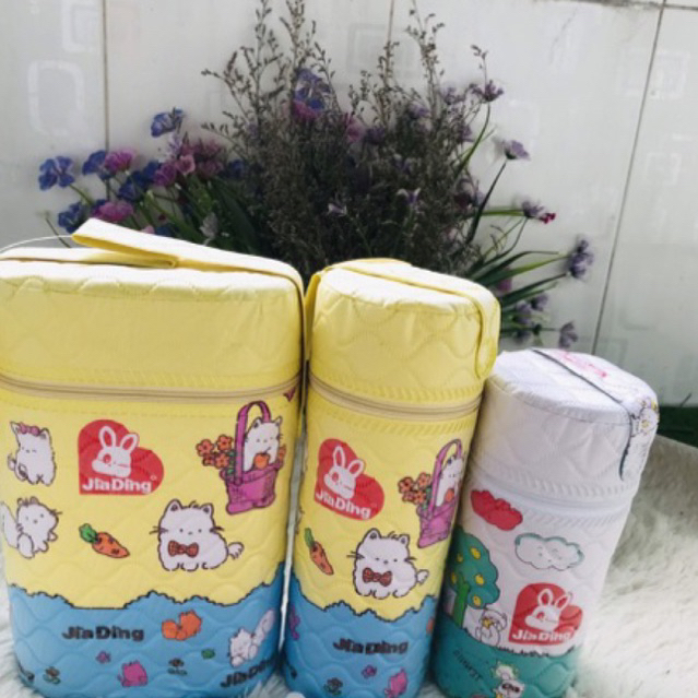 BÌNH Ủ SỮA CHO BÌNH CỔ HẸP ĐƠN/ĐÔI JIADING (giao hoạ tiết ngẫu nhiên)