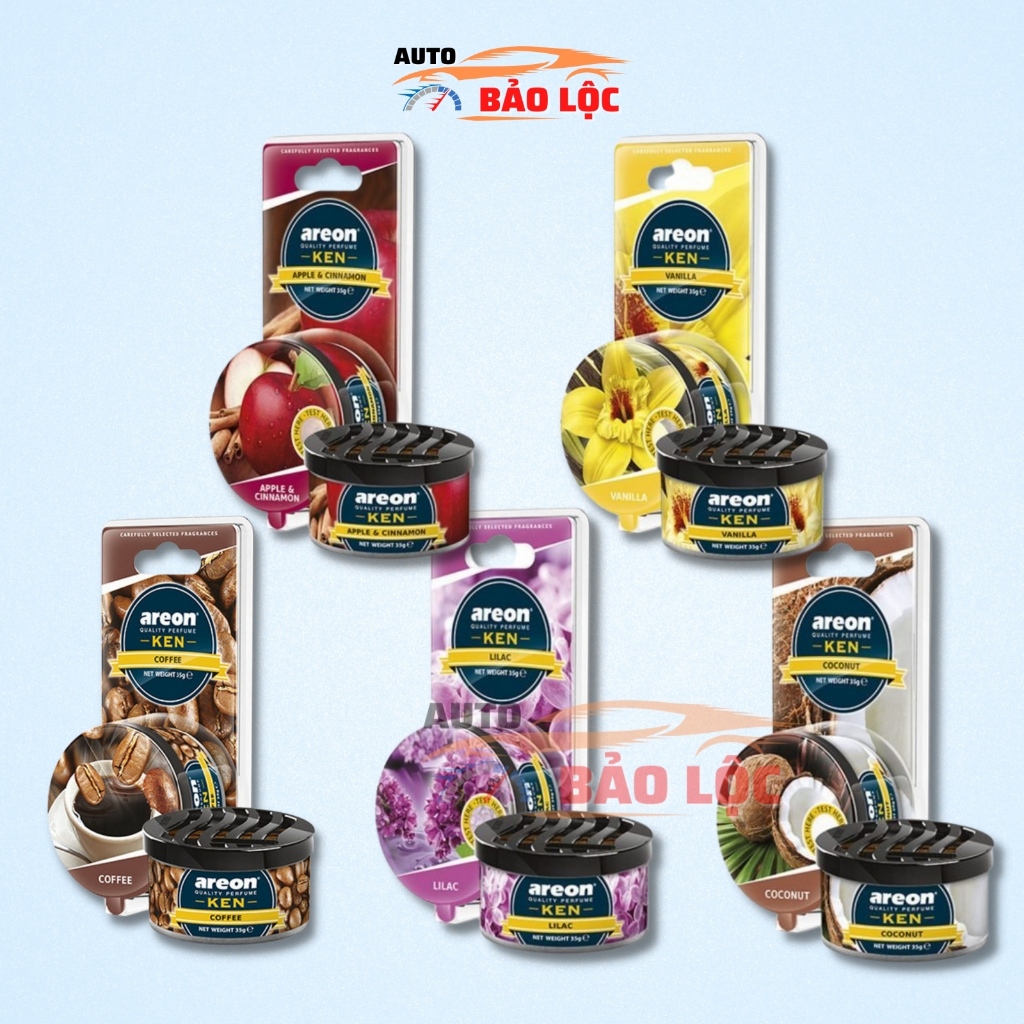 Sáp Thơm Ô Tô AREON Khử Mùi Xe Hơi Cao Cấp - Areon KEN Hàng Chính Hãng Nhập Khẩu Bulgaria - Auto Bảo Lộc
