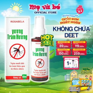 Xịt chống muỗi và côn trùng cho bé Vương Tràm Hương ngăn ngừa muỗi đốt an toàn tiện (Dung tích 60ml)
