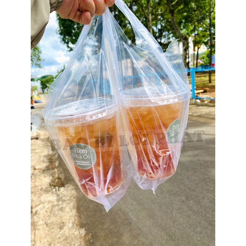 1 Kg túi đựng ly trà tắc - Ly khổng lồ - Túi đựng ly 1 lít