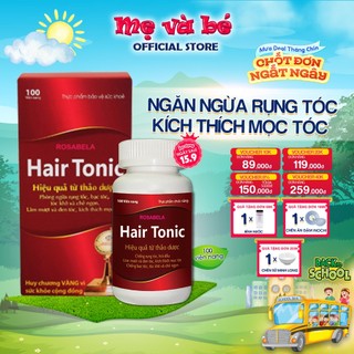 Viên uống mọc tóc Hairtonic, giúp giảm rụng tóc, nuôi dưỡng chân tóc chắc khỏe và dày mượt (100 viên)