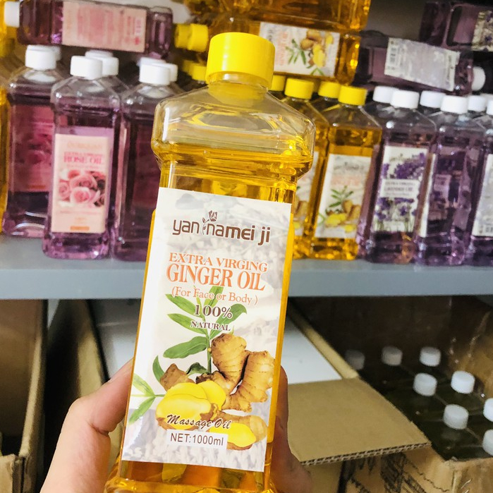 Dầu gừng 500ml massage body spa thẫm mỹ viện