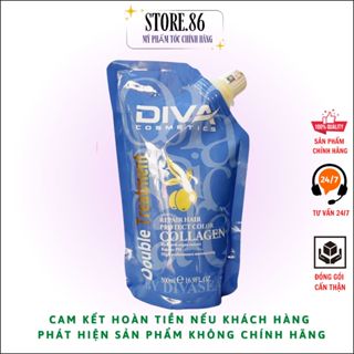 Kem hấp ủ, xả tóc  COLLAGEN DIVA  hấp phục hồi tóc siêu mềm mượt